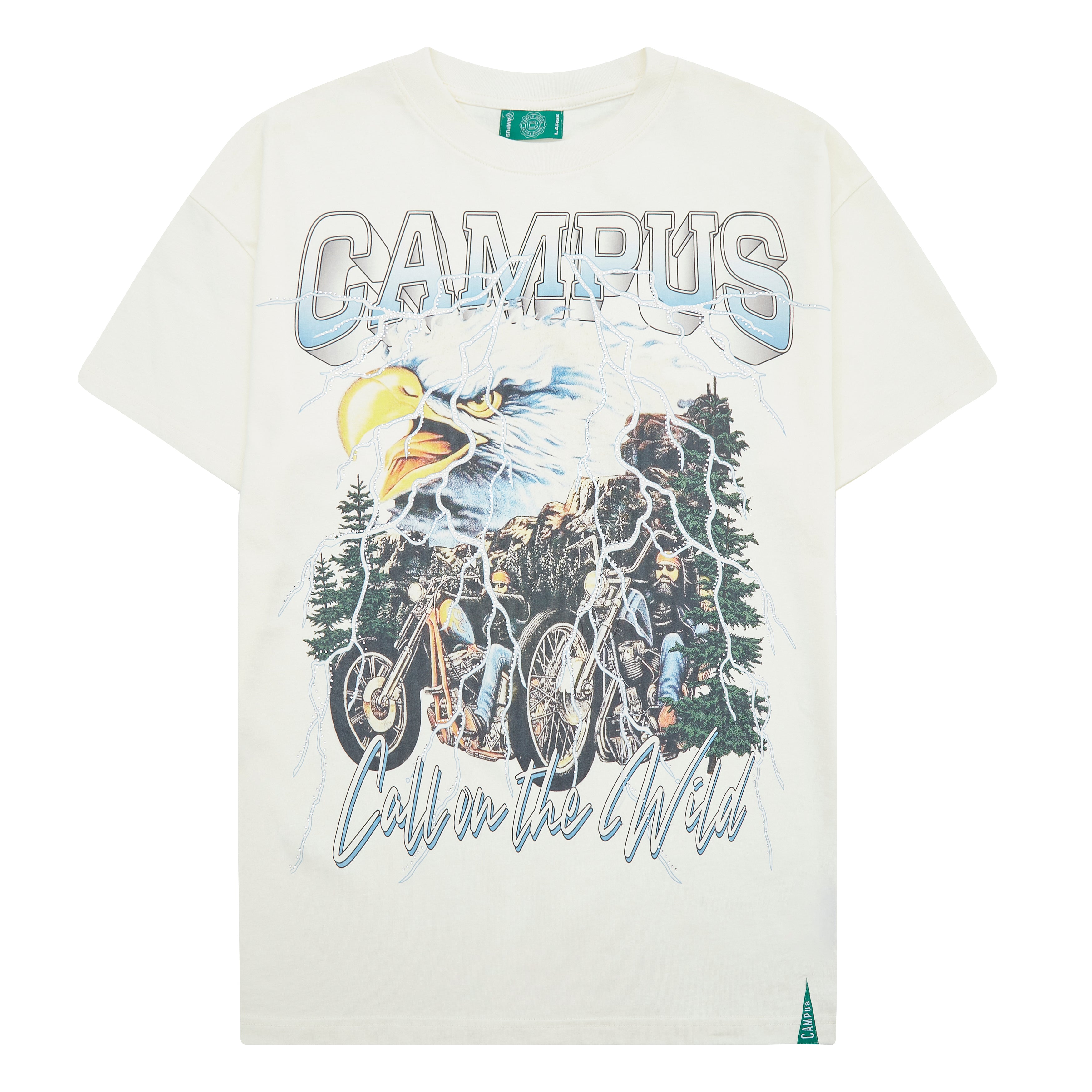 Electric Storm Tee (Cream)
